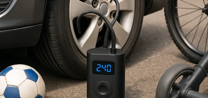 Altijd lucht bij de hand met de mini compressor van Action