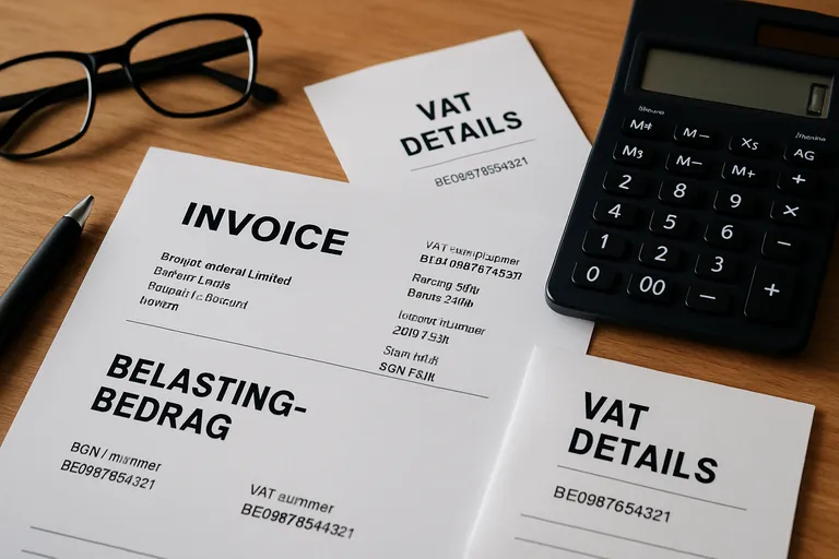 Belasting en wettelijke gegevens voor NL & BE