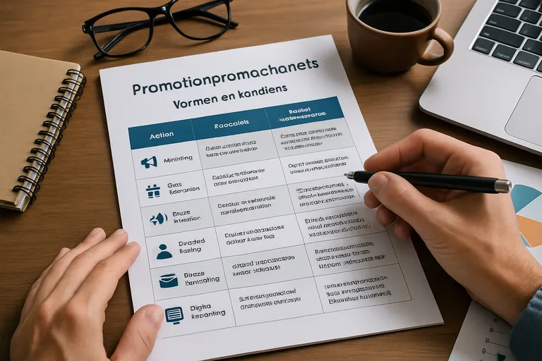 Marketingpromotie: vormen en kanalen