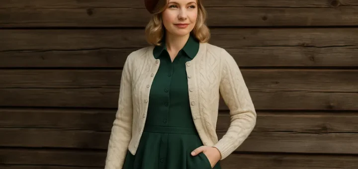 Scandinavische retro-elegantie voor elke dag met tijdloze jurken en knitwear van Emmy design