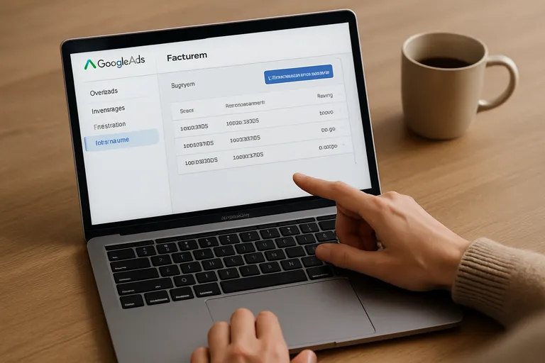 Zo vind en download je je Google ads facturen